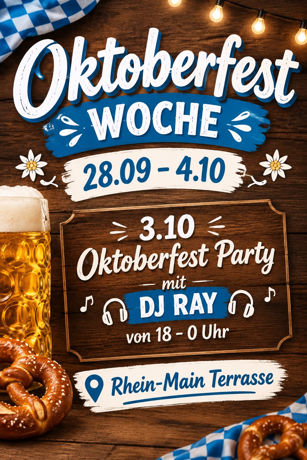 Oktoberfest Party bei Rhein-Main-Terrasse